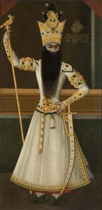 Портрет Фатх-Али-шаха. Иран, 1809-1810 гг. Холст, масло